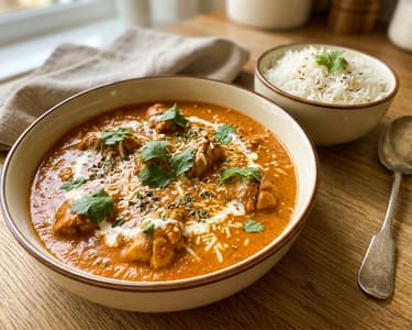 Indisches Chicken Lababdar | Cremig mit Paneer in 25 Min