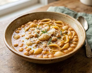 Pasta e Ceci | Roman Chickpea Classic