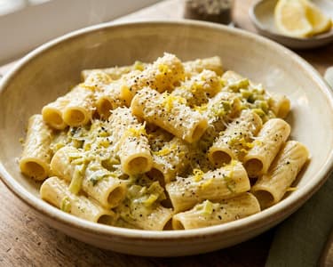 Rigatoni al Porro | Creamy Autumn Pasta with Braised Leeks