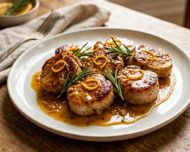 Filetto di Maiale all'Arancia | Fine Pork Medallions in Orange Sauce