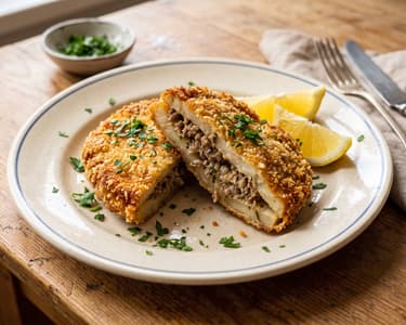 Alt-Wiener Faschierte Sellerieschnitzel