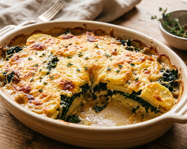 Cavolo Nero and Potato Casserole | Hearty Gratin