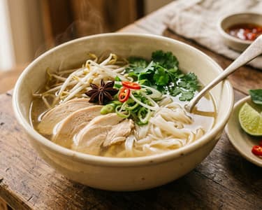 Pho Ga | Vietnamesische Hendl-Nudelsuppe