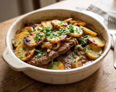 Old Viennese Oven Roast Beef | Crispy & juicy with potatoes