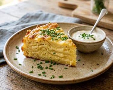 Herzhafter Erdäpfel-Baumkuchen | Mit würzigem Bergkäse