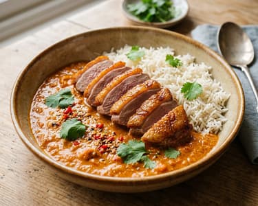 Indisches Entenbrust-Curry | Zart & würzig in 25 Min