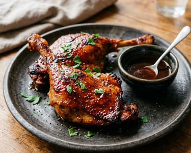 Grilled BBQ Duck Legs | Crispy & Smoky Glazed