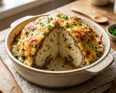Traditional Viennese Cauliflower Bomb with Minced Meat | Juicy from the Oven