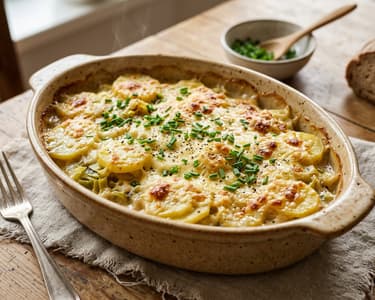 Pinzgauer Erdäpfel-Bier-Auflauf | Deftig überbacken