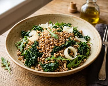 Toskanischer Farro-Salat | Mit Grünkohl & Pecorino