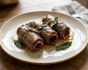 Involtini di Manzo alla Romana | Römische Rindsröllchen