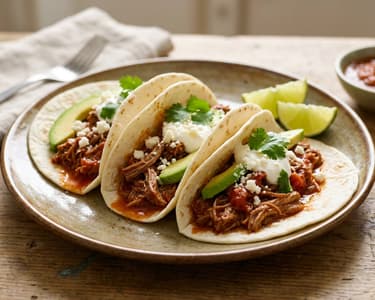 Tacos de Tinga de Res | Mexikanischer Streetfood-Hit