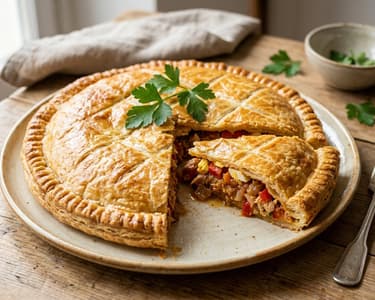 Empanada Gallega de Atún | Knusprige Thunfisch-Tarte