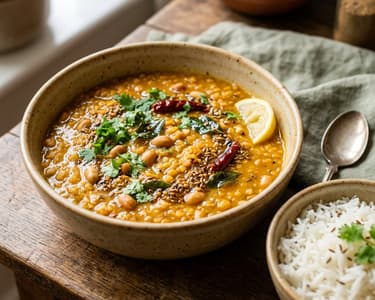 Gujarati Dal | Süß-säuerliches Linsen-Curry