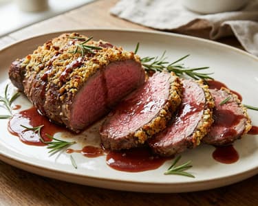 Alt-Wiener Beiriedbraten in Krenkruste | Saftiges Roastbeef aus dem Backrohr