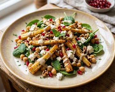 Orientalischer Peterwurzen-Salat | Fein geröstet