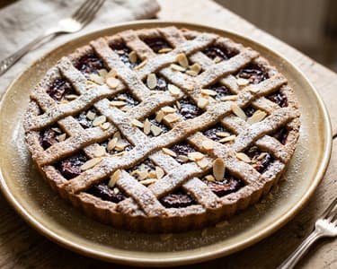Altösterreichische Linzer Zwetschkentorte | Mürb & Fruchtig