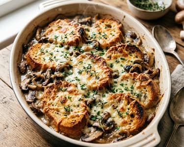 Französische Pilz-Panade | Panade aux champignons
