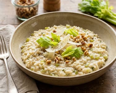 Cremiges Stangensellerie-Risotto | Risotto al Sedano