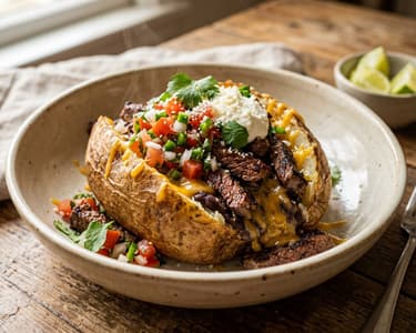 Mexikanische Papa Asada con Bistec | Streetfood-Hit