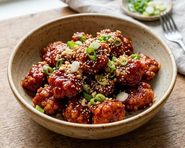 Knuspriges Gochujang-Hühnchen | Süß-scharf glasiert
