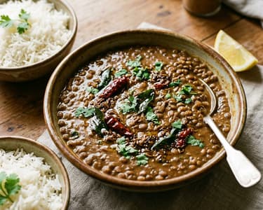 Sabut Masoor Dal | Warming Mountain Lentil Curry