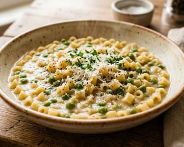 Pasta e Piselli | Neapolitan Pasta with Peas