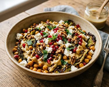 Orientalischer Wirsingsalat mit Feta | Würzig & Knusprig
