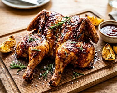 BBQ Pollo al Mattone | Knuspriges Ziegelstein-Hendl
