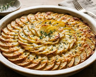 Knusprige Waldviertler Erdäpfel-Galette | Mit Bergkäse & Thymian