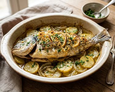Dorada a la Madrileña | Knusprige Goldbrasse nach Madrider Art