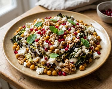 Orientalischer Wirsingsalat mit Feta | Würziger Ofengenuss