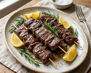 Spiedini di Manzo al Limone | Schnelle italienische Rindsspieße