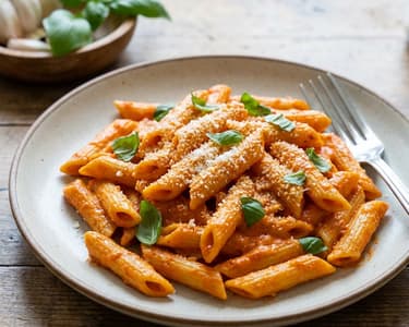 Cremige Paradeiser-Pasta