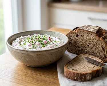 Radieschenaufstrich mit Topfen | Frischer Jausen-Klassiker