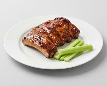 Gegrillte Schweinerippchen mit Honig-Marinade