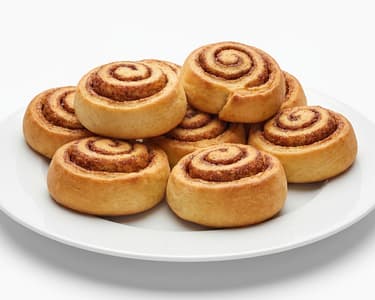 Flaumige Zimtschnecken