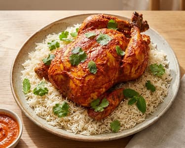 Indisches Hendl mit Joghurt-Marinade