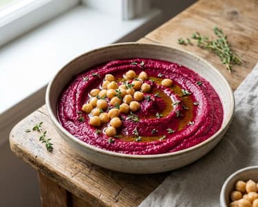 Creamy Beetroot Puree with Tahini
