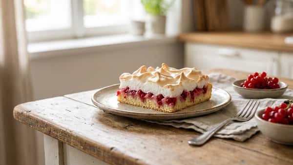 Ribiselkuchen mit Baiser wie bei Oma