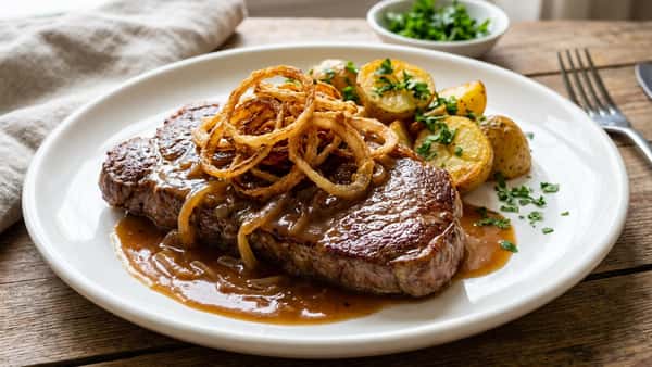 Wiener Zwiebelrostbraten: Saftig & mürbe wie im Wirtshaus