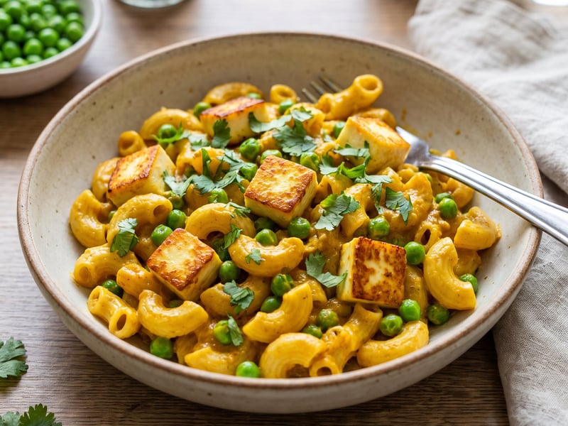 Matar Paneer Pasta
