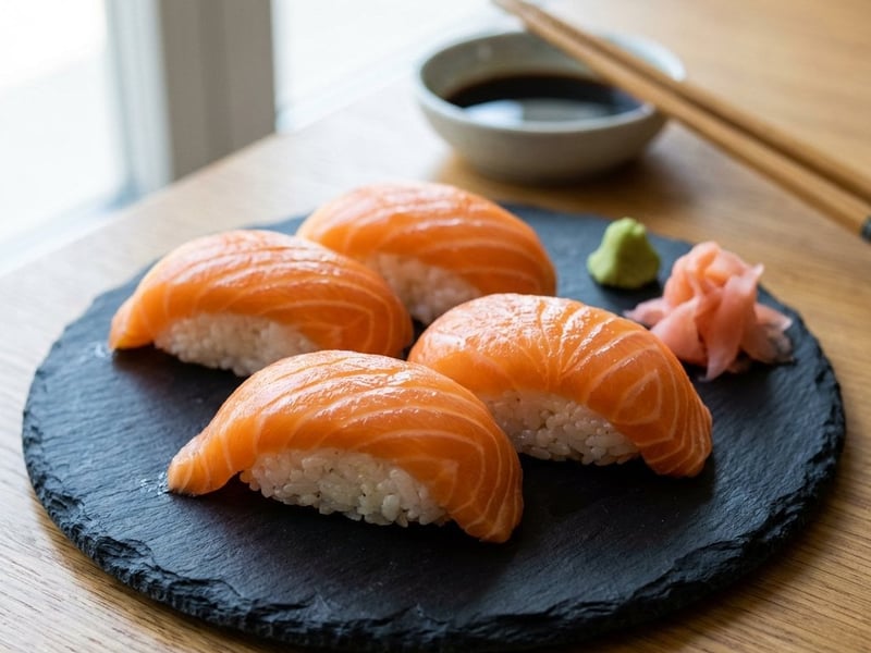 Sake Nigiri - Klassisches Lachs Nigiri