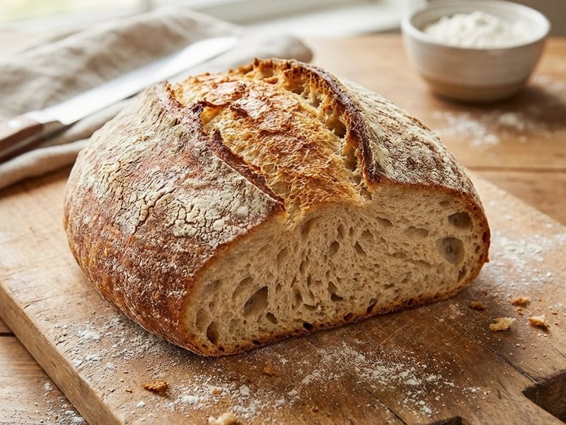 Rustikales Bauernbrot | Knusprig & Flaumig