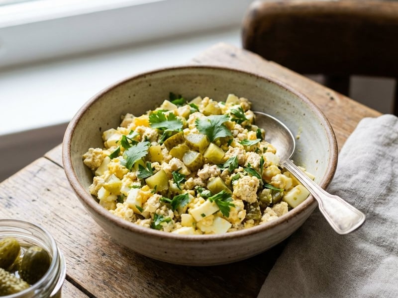 Egg Salad with Tofu | Protein-Rich Delight