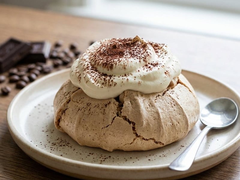 Coffee Pavlova | Airy Meringue Dream