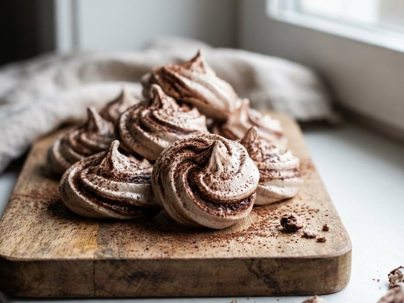 Chocolate Meringues | Light & Airy Dessert