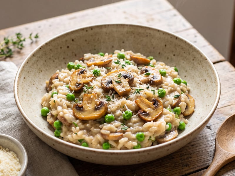 Vegan Mushroom Risotto