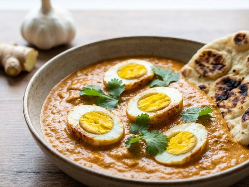 Creamy Egg Tikka Masala Curry