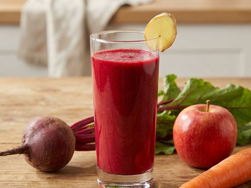 Rote-Rüben-Smoothie mit Apfel & Ingwer